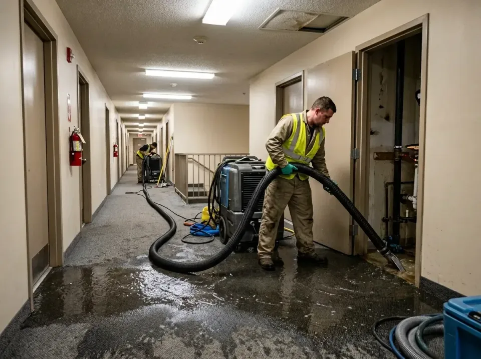 multi-unit-apartment-hallway-f-005 — frequently asked questions, Emergency Burst Pipe Water Extraction & Removal in Grosse P…